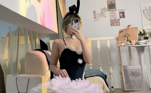 今天也是一只可爱的兔子~诱惑性感睡衣女透明蕾丝开档连体衣情趣内衣性惑吊带